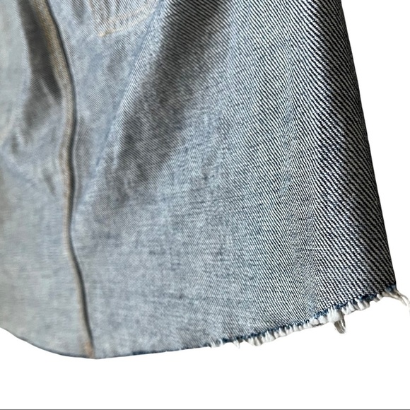 Everlane Reconstructed Denim Skirt - Picture 9 of 10